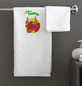 Taurus Bath Towel | Zodiac Series 5 - Beyond T-shirts
